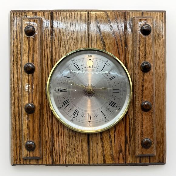 Vintage WB12 Heirloom Oak Analog Didware Clock Restored {L} - Picture 1 of 14